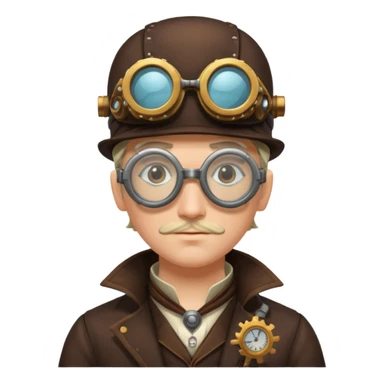 Steampunk Inventor sticker