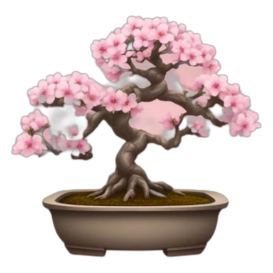 sakura bonsai sticker
