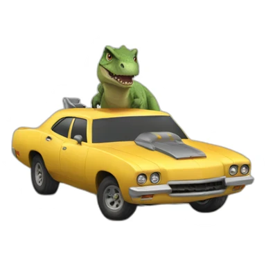 dinoco the king sticker