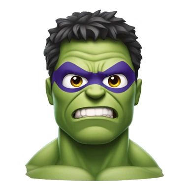 Hulk in a Spider-Man suit sticker