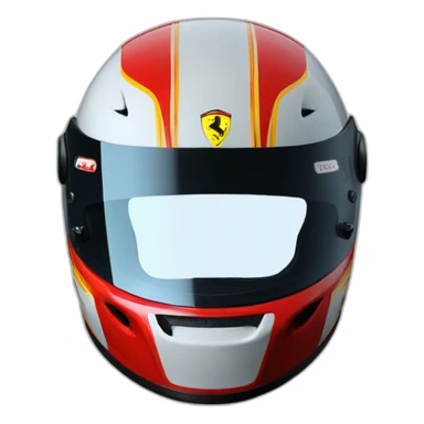 ferrari f1 helmet sticker