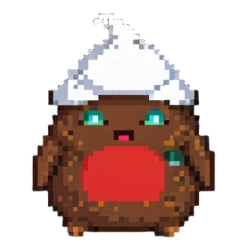 frowning poop sticker