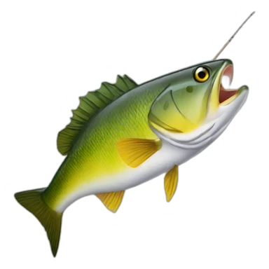 going perch fishing sticker