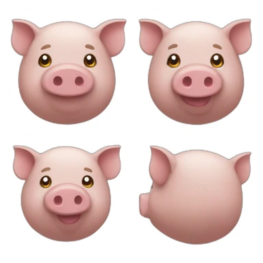 Cochon qui rigole sticker