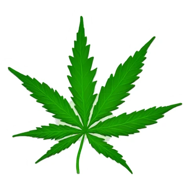 Hoja de cannabis  sticker
