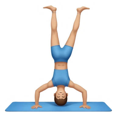 Headstand sticker