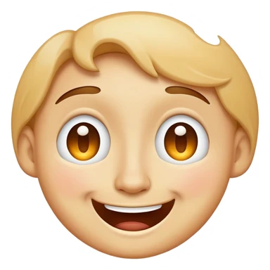 Smiling face with tear sticker