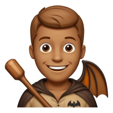 Tung tung tung sahur a wooden guy with a bat sticker