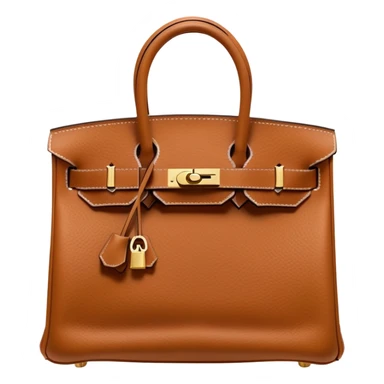 brown birkin hermes bag sticker