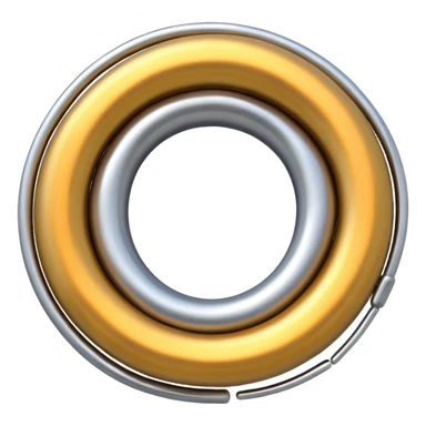 a metal spring (dampener) sticker