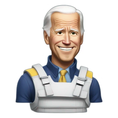 Joe Biden Playing Fortnite sticker