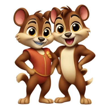 Chip and dale disney sticker