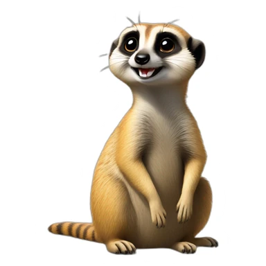 meerkat-happy sticker