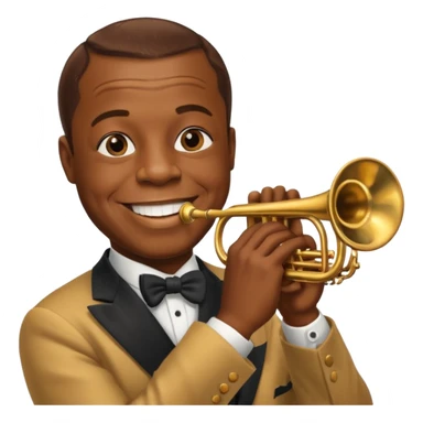 Louis Armstrong sticker