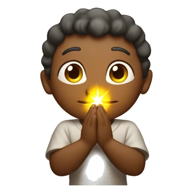 people pray to the rays of light sticker