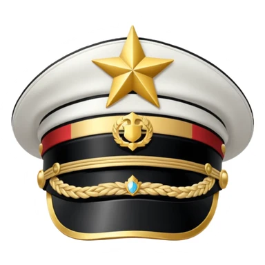captain hat sticker