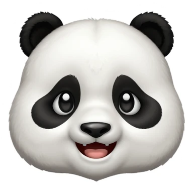 panda cry laughing sticker