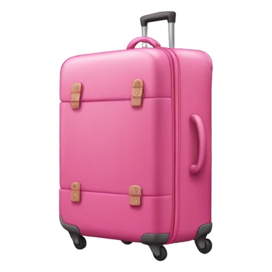 pink luggage sticker