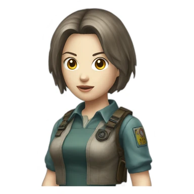 alice resident evil full body sticker