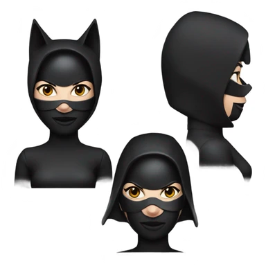 anne hathaway as cat woman sticker