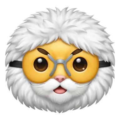 fluffy eyepatch sticker