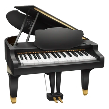 Grand piano sticker