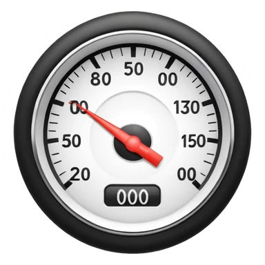 top half of simple speedometer icon for site navigation sticker