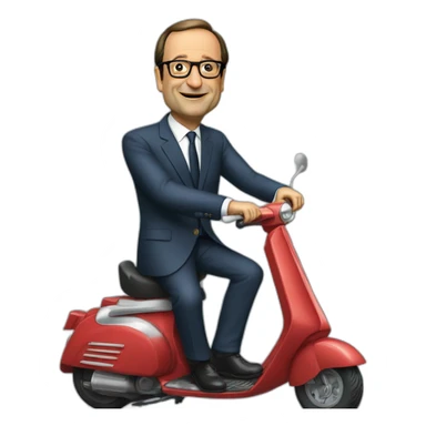 françois-hollande-scooter sticker