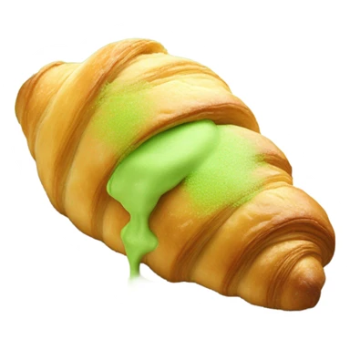 Pistachio croissant  sticker