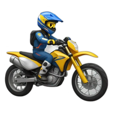 Motocros sticker