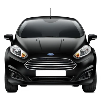 Black ford fiesta  sticker