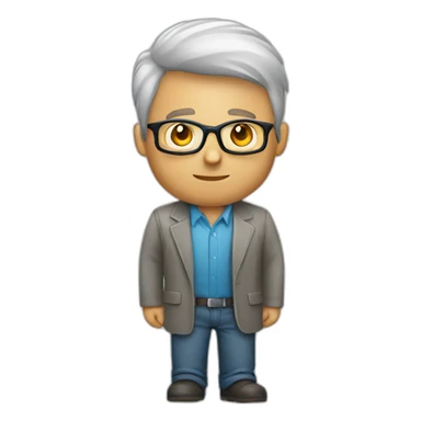 Man wear vision pro sticker