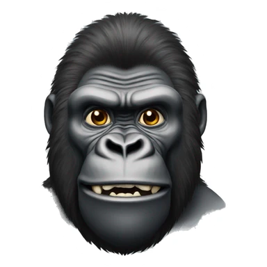 Charismatic Male gorilla sticker