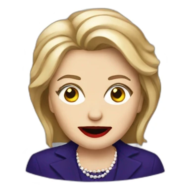hillary clinton vampire sticker
