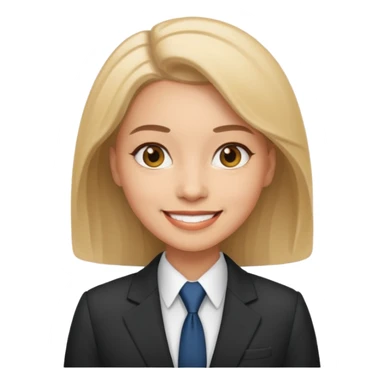Emoji of Woman businessman sticker