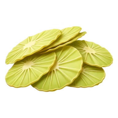 green potato chips sticker