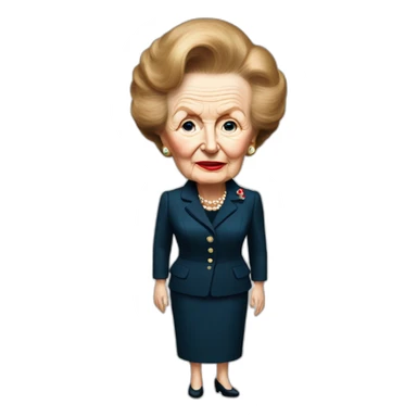 Margareth Thatcher sticker