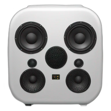 a dubstep bass speaker sticker