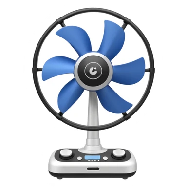 portable fan sticker