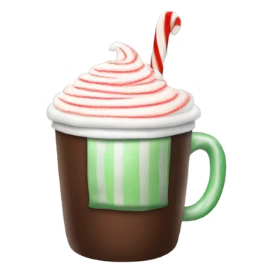 Peppermint hot cocoa  sticker