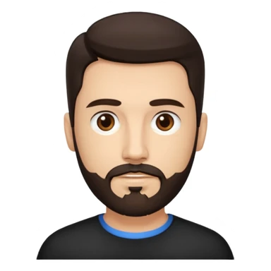 goatee beard sticker