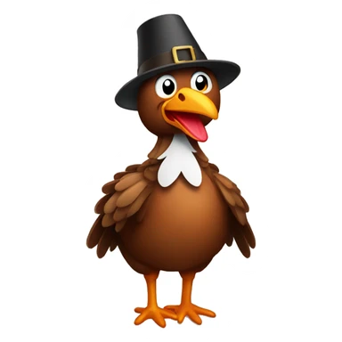 Thanksgiving turkey sticker