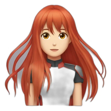 Asuka Langley Among Us sticker