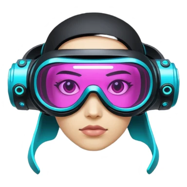cyberpunk visor goggles  sticker