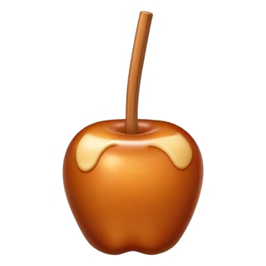 Carmel candy apple sticker