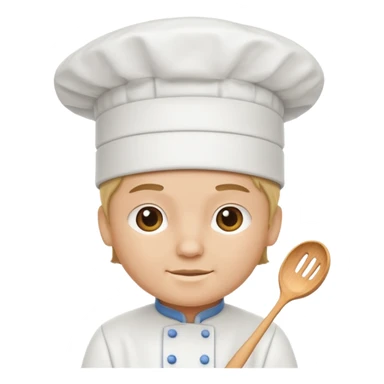 white chefhat sticker