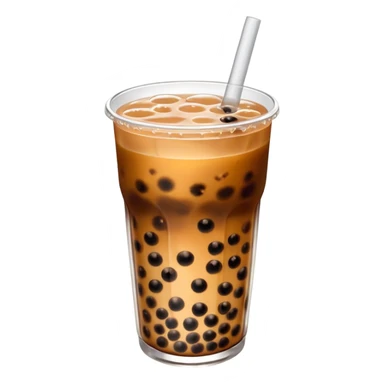 bubble tea made with coke sticker