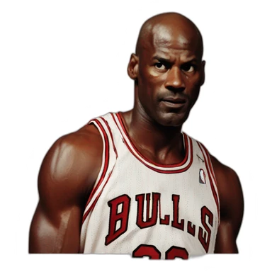 Angry Michael jordan sticker