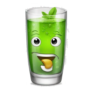 Jus dans un verre sticker