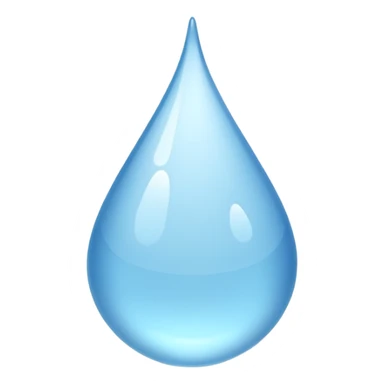 a drop of water sticker
